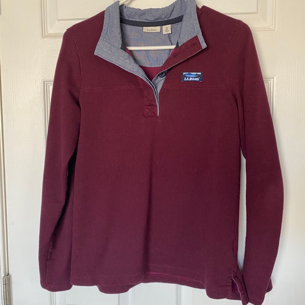 EUC L.L. Bean Cotton Rugby- XS